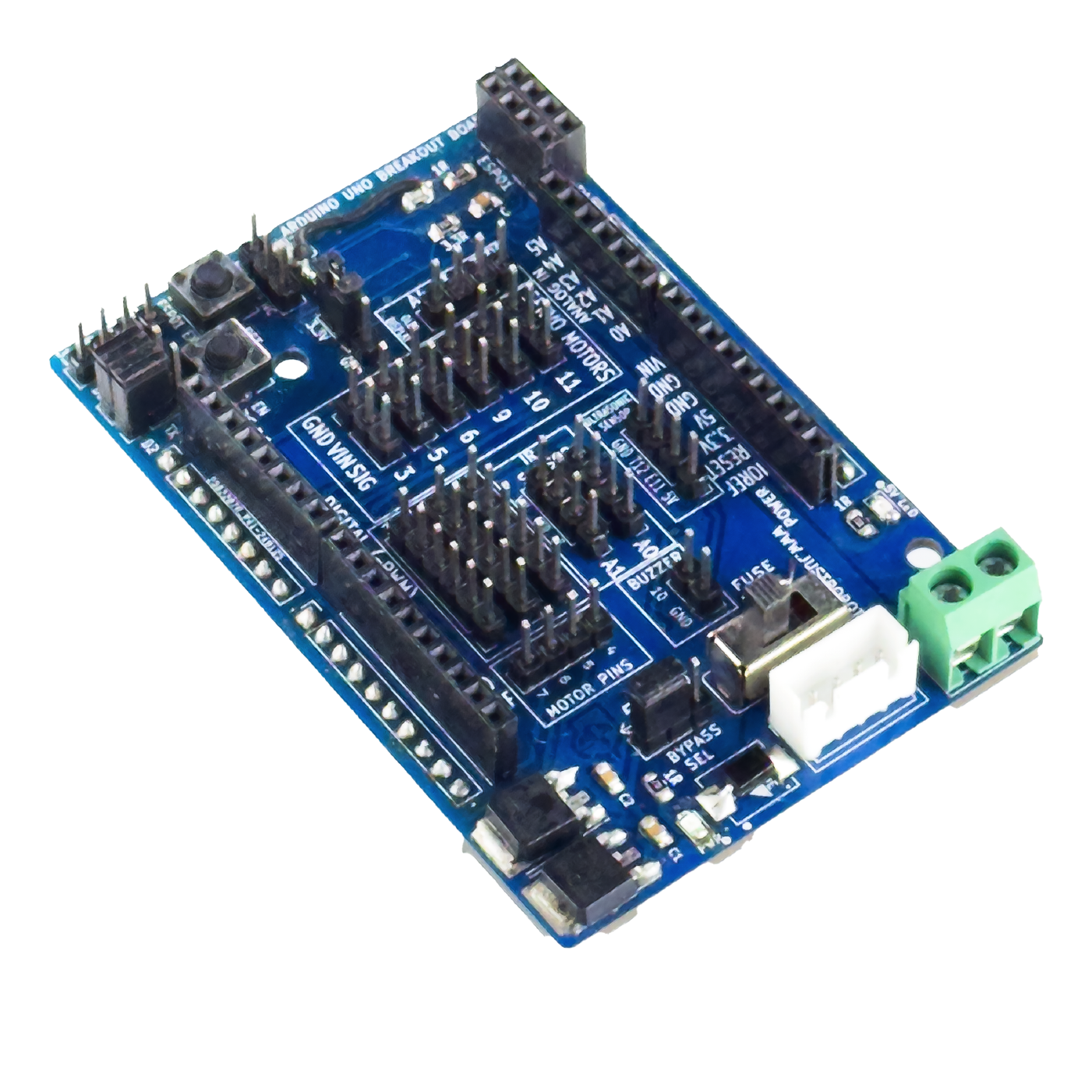 Arduino UNO Breakout Board - Arduino Projects Made Simple (Arduino UNO not included)