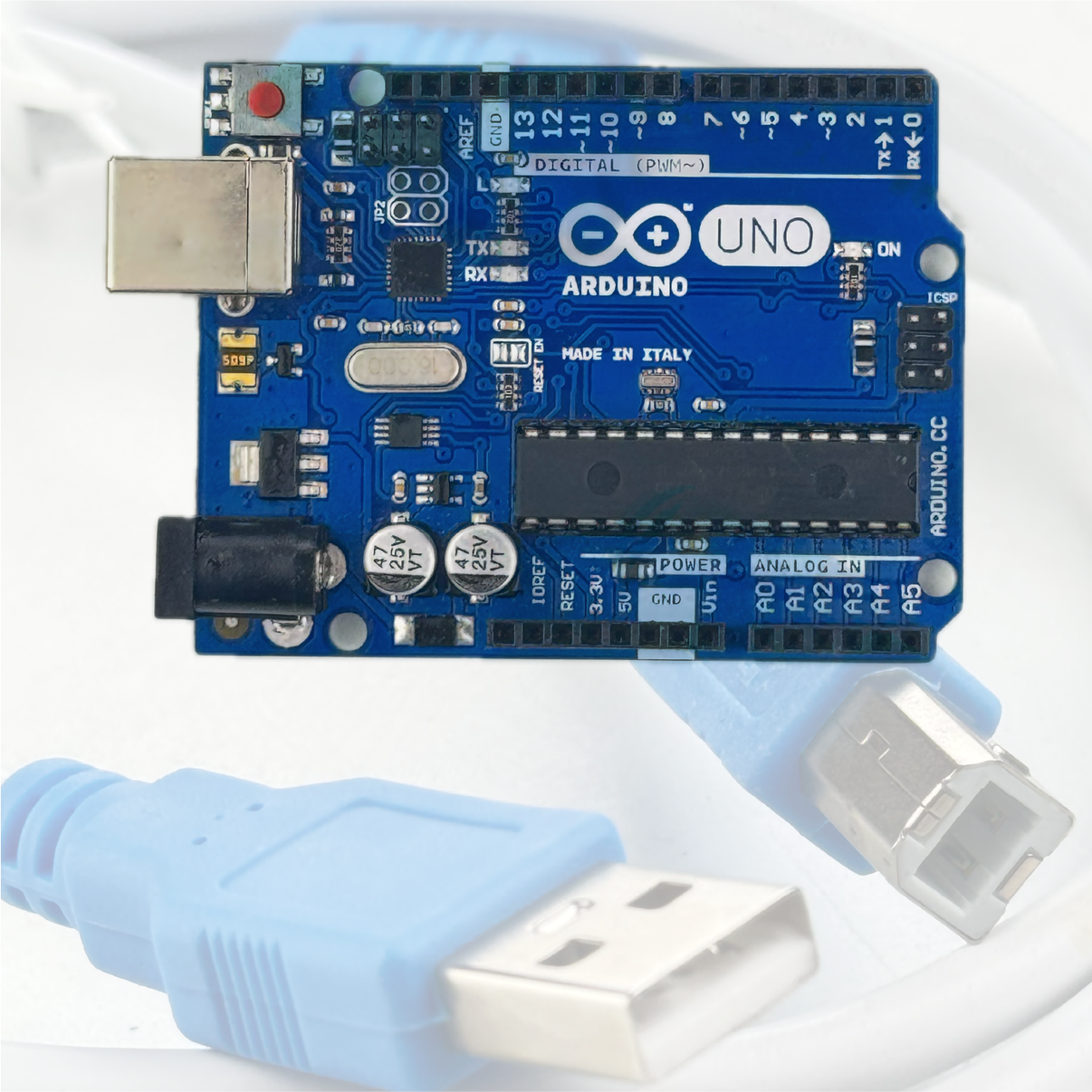 Arduino UNO R3 - Compatible Board with Cable – Make Many Robots