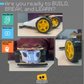 Wired Remote-Controlled Robot Car Kit