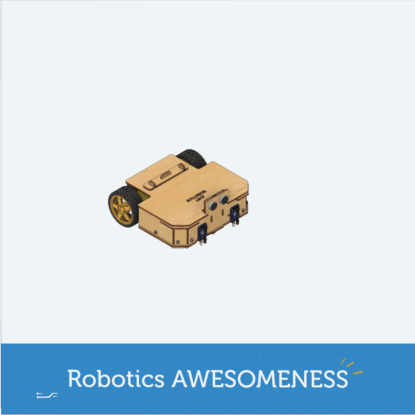 Robotics For All,  DIY Programmable JRduino Robot- Line Following - Computer Control - Obstacle Avoidance Robot