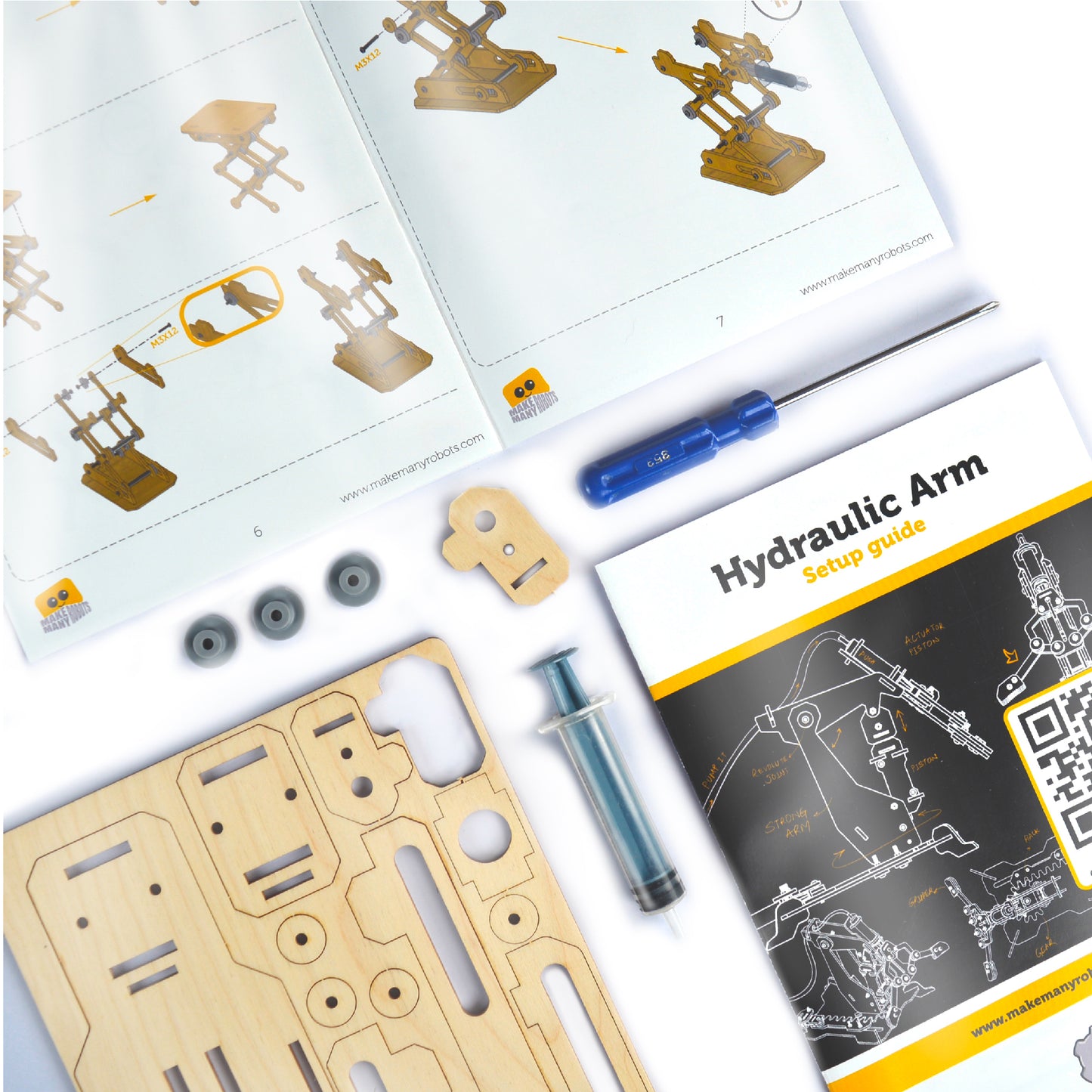 Combo Kit - Hydraulic actuators - Robotics arm & Hydraulic Jack