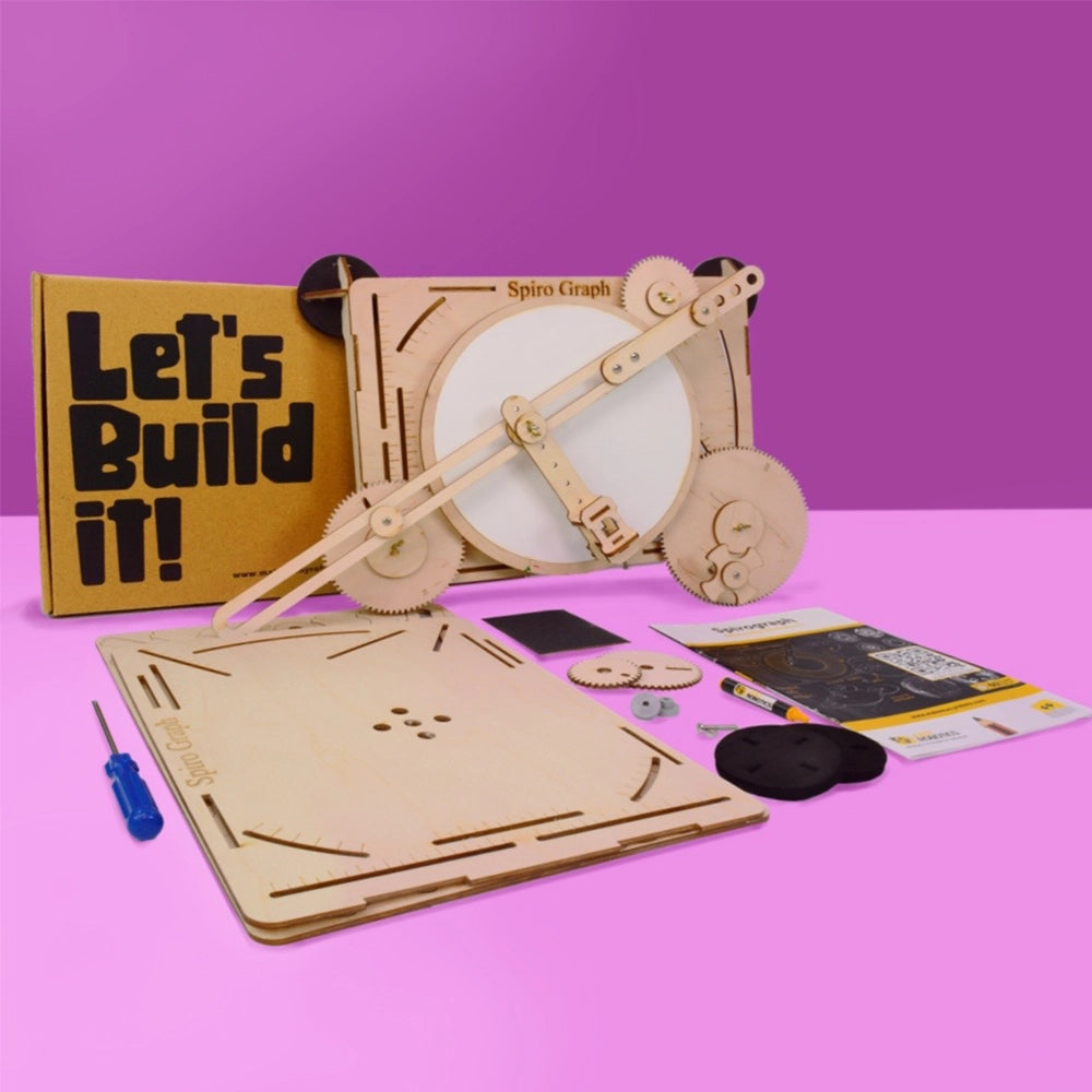 Spirograph - A cycloid drawing machine – Make Many Robots