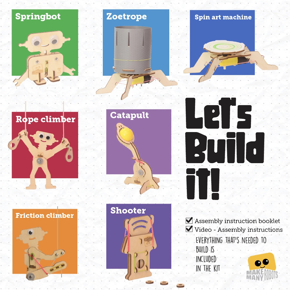 STEM DIY Kits: Collection of 7 fun projects