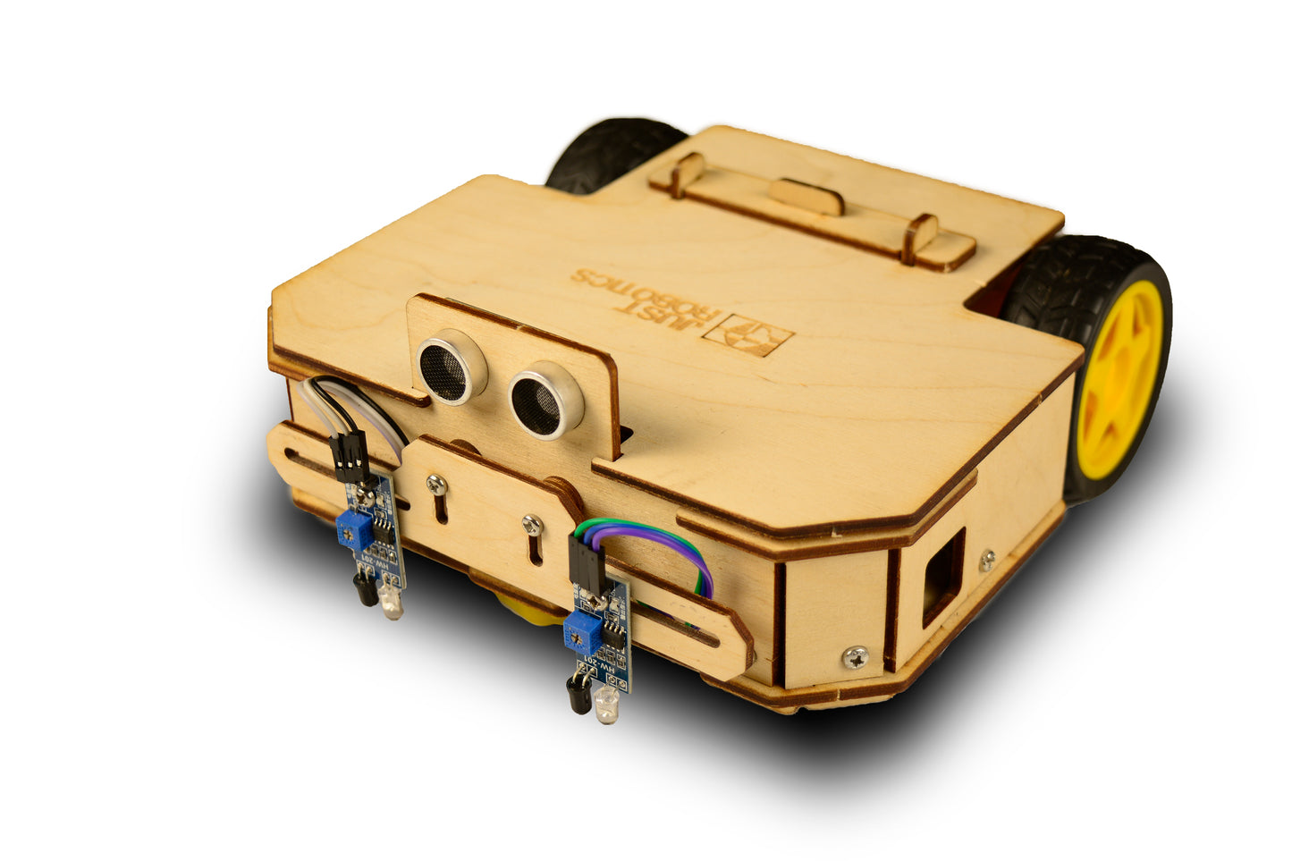 Robotics For All,  DIY Programmable JRduino Robot- Line Following - Computer Control - Obstacle Avoidance Robot